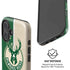 NBA Milwaukee Bucks Split Canvas iPhone 16 Plus Magsafe Impact Case